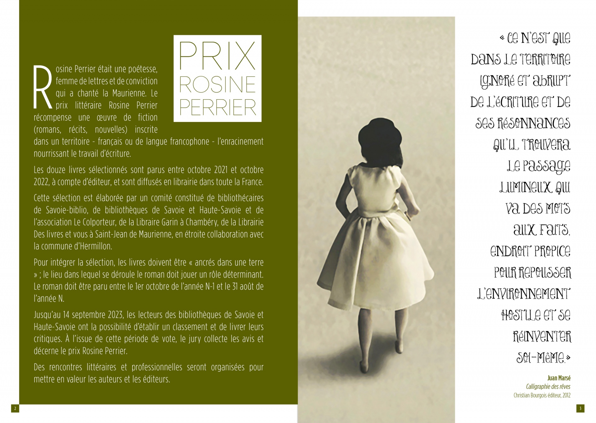 Communiquer sur le Prix littéraire Rosine Perrier